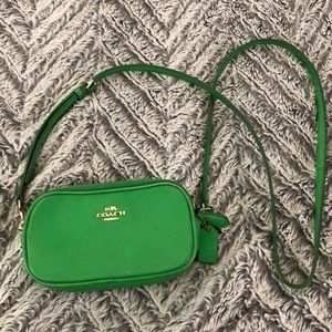 Coach cross body bag with detachable strap